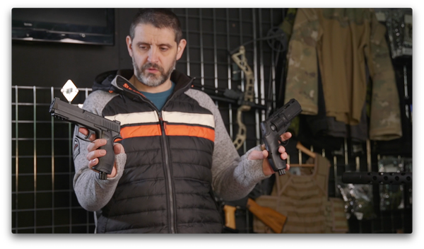TR50 Revolver versus the HDP50 pistol