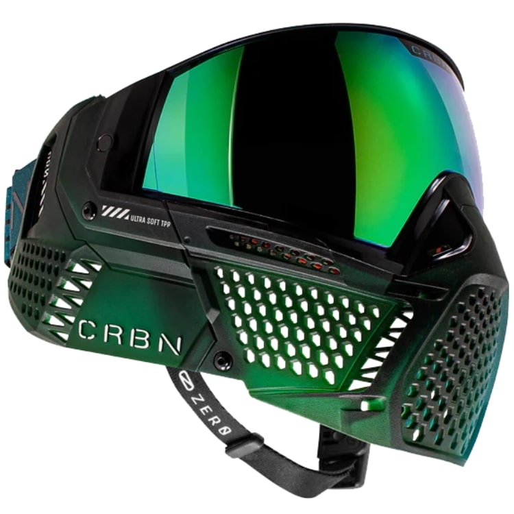 Carbon ZERO PRO Fade Forest  Paintball Mask  Pro-Level Protection