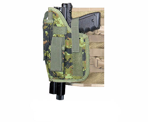 MOLLE Ranger Tactical Cross Draw Holster (Left - Big) Cadpat