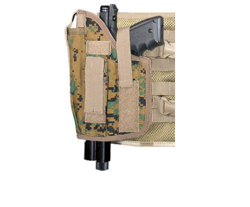 MOLLE Ranger Tactical Cross Draw Holster (Left - Big) Marpat