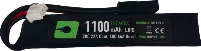 Nuprol Power 1100MAH 7.4V 20C Stick Type