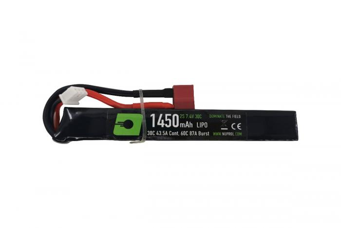 Nuprol 1450MAH 7.4V 30C LIPO Stick Type - DEANS