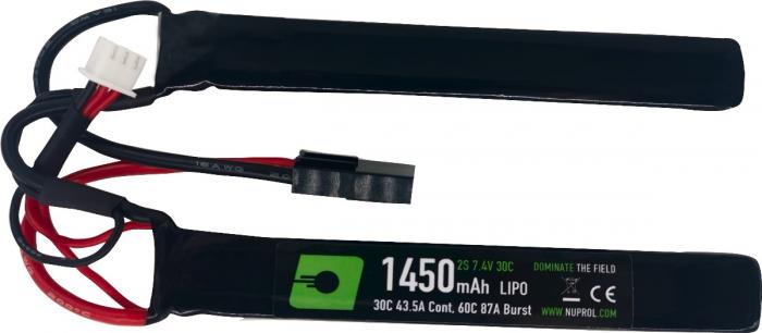 Nuprol Power 1450mah 7.4v 30c Lipo Nunchuck Type
