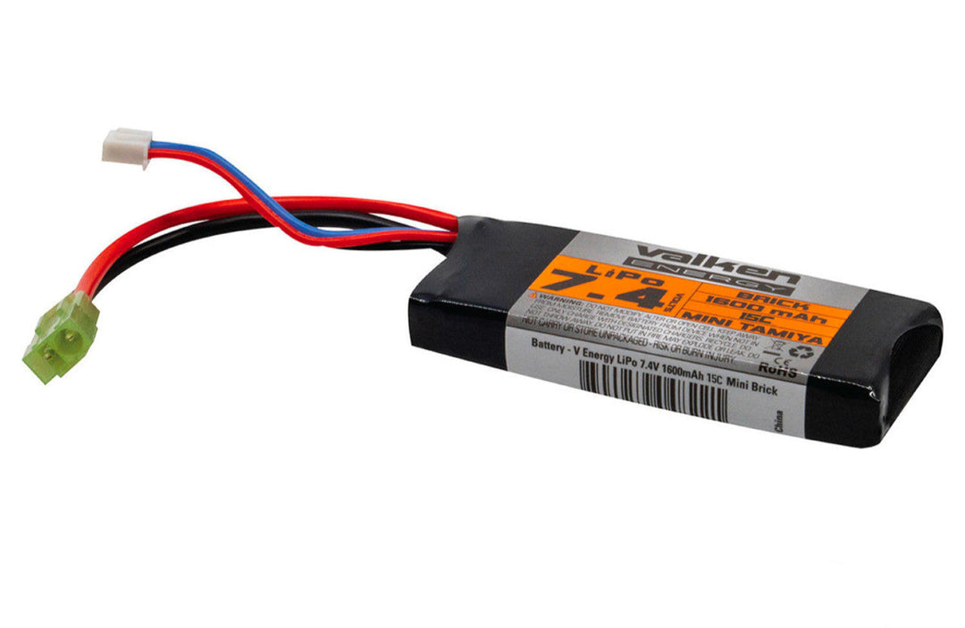 Battery - V Energy LiPo 7.4V 1600mAh 15C Mini Brick