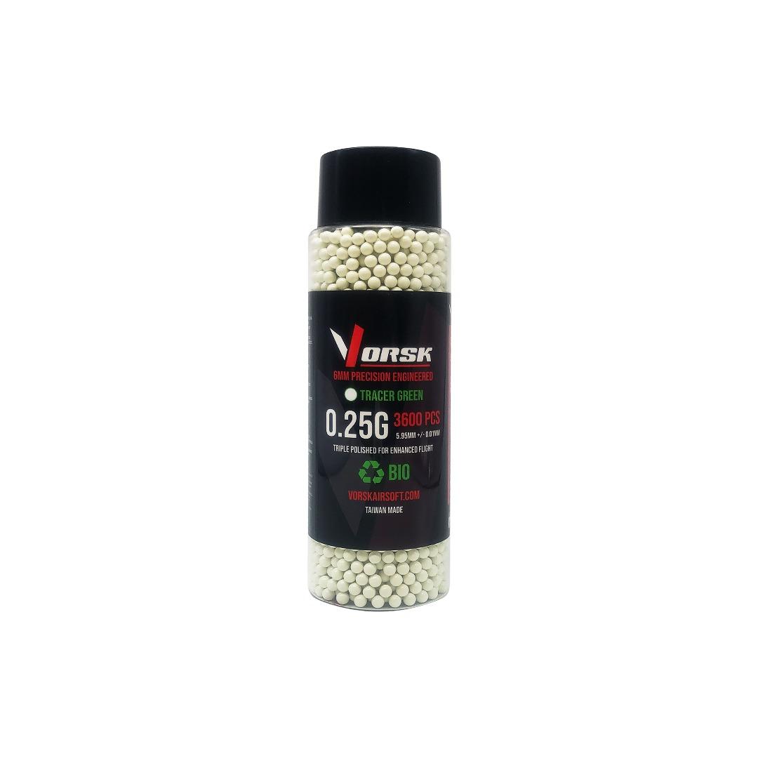 Vorsk Bio Tracer Green 0.25g 3600 Rounds