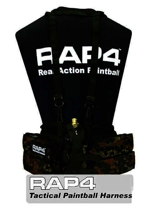 RAP4 Tactical Paintball Harness (Black)