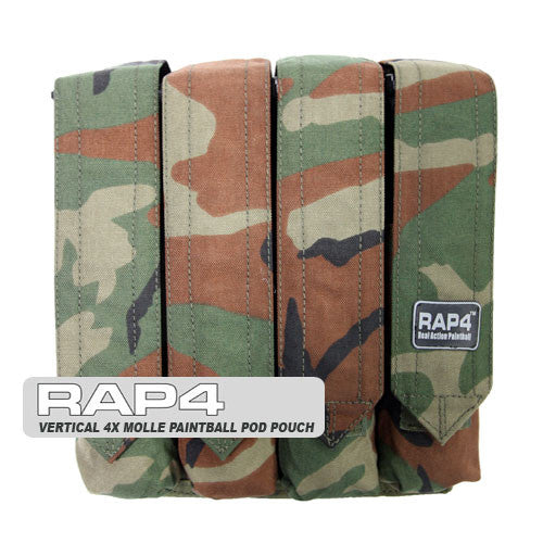 Vertical 4x MOLLE P90 Paintball Pod Pouch