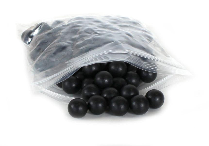 .68 Black Rubber Training Ball Paintballs x100-Modern Combat Sports
