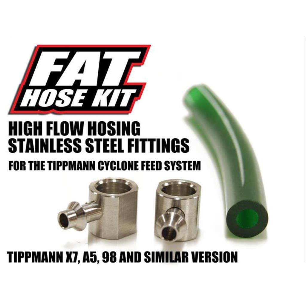 TechT Fat Hose Kit for Tippmann A5/X7 (Green Hose)