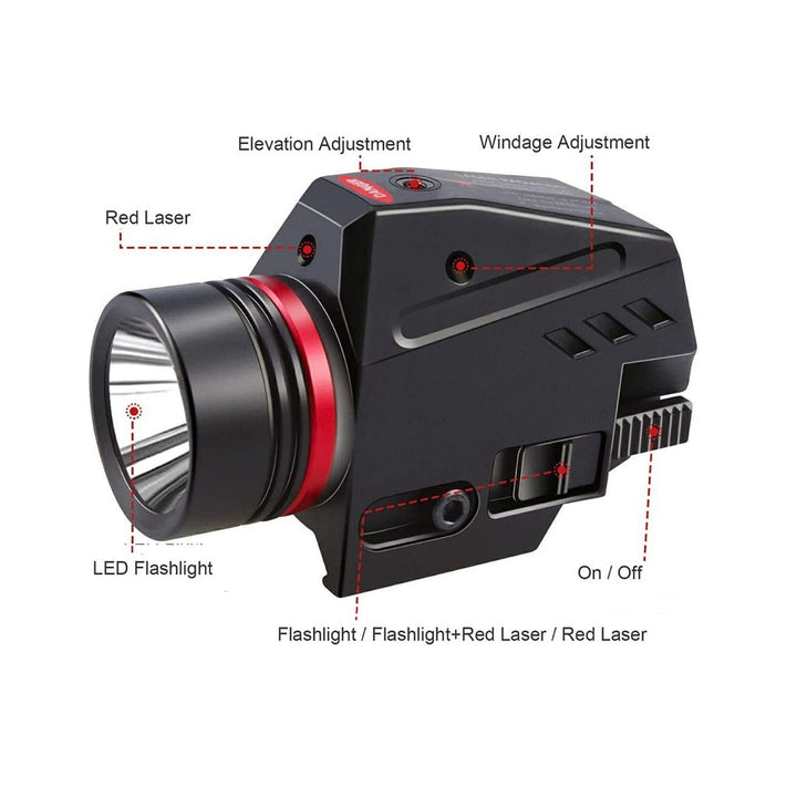 Night Defender Flashlight Laser Combo