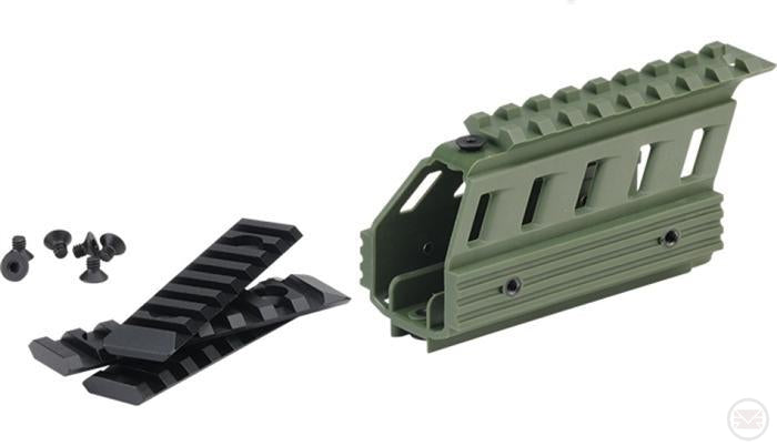 Dye DAM Picatinny Shroud - Olive Drab