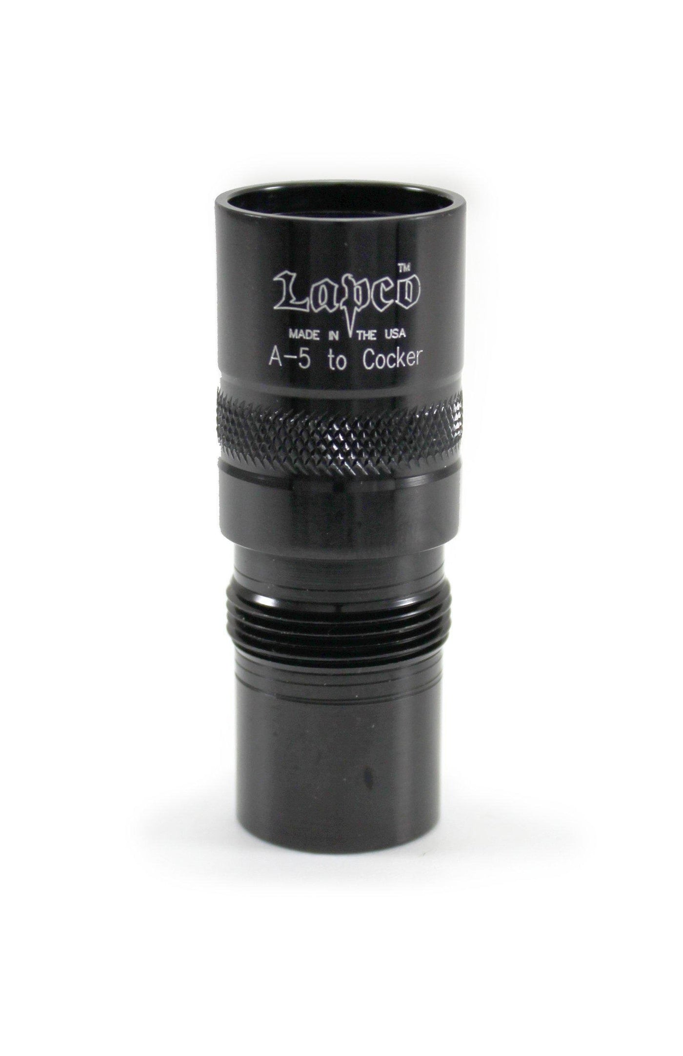 Lapco A5 to Autococker Paintball Barrel Adapter