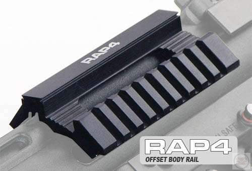 Offset Body Rail to fit Dove Tail Mount - Fits Tippmann A5-Modern Combat Sports
