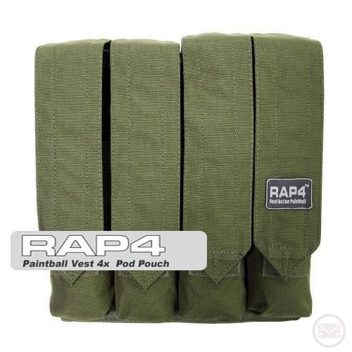 Paintball Vest 4x Pod Pouch (Back)-Modern Combat Sports