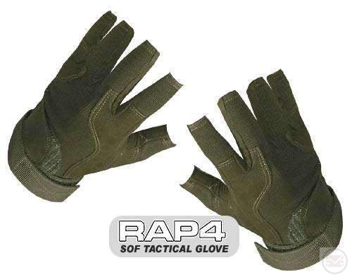 SOF Tactical Gloves (Open Finger - Olive Drab) 2X Large-Modern Combat Sports