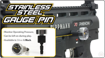 TECHT Stainless Steel Gauge Pin for Phenom - Black-Modern Combat Sports