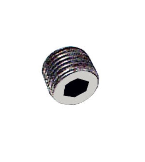 1/8-27 NTP x 1/4th inch Plug Nut. M6 drive