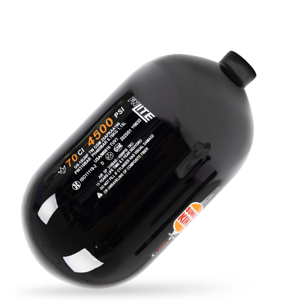 Bunkerkings FN Lite Carbon Fibre 70ci Air Tank 4500 PSI