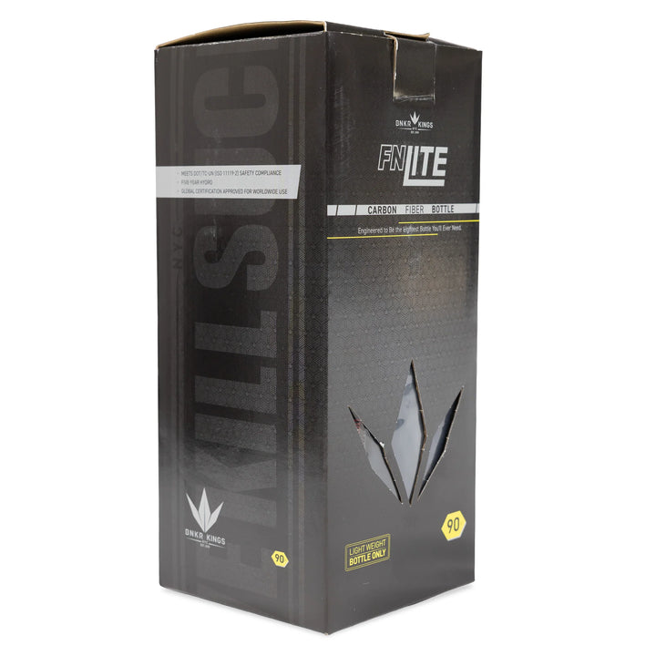 Bunkerkings FN Lite Air Bottle Only - 90ci 4500psi - Black BK Knife