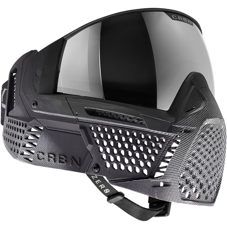 Carbon ZERO PRO V2 GRX Halftone Silver  Paintball Mask - Pro-Level Protection