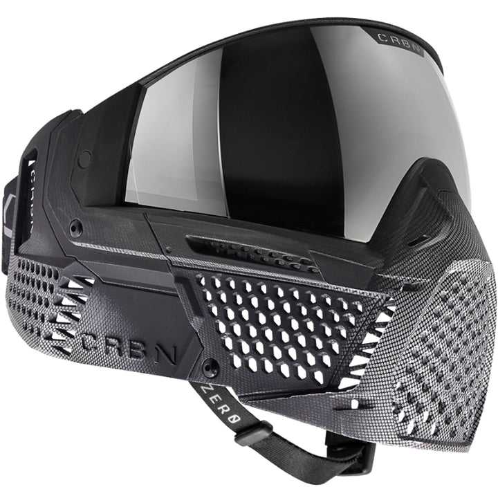 Carbon ZERO PRO V2 GRX Halftone Silver  Paintball Mask - Pro-Level Protection