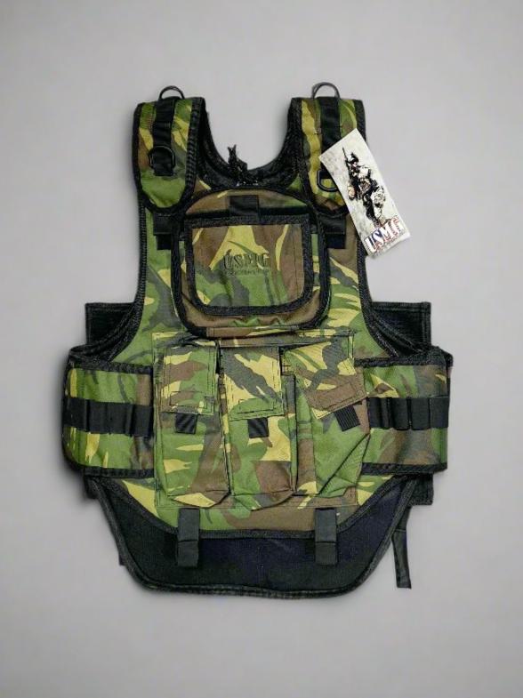 Counterstrike Padded Camo Paintball Vest - Chest Protector