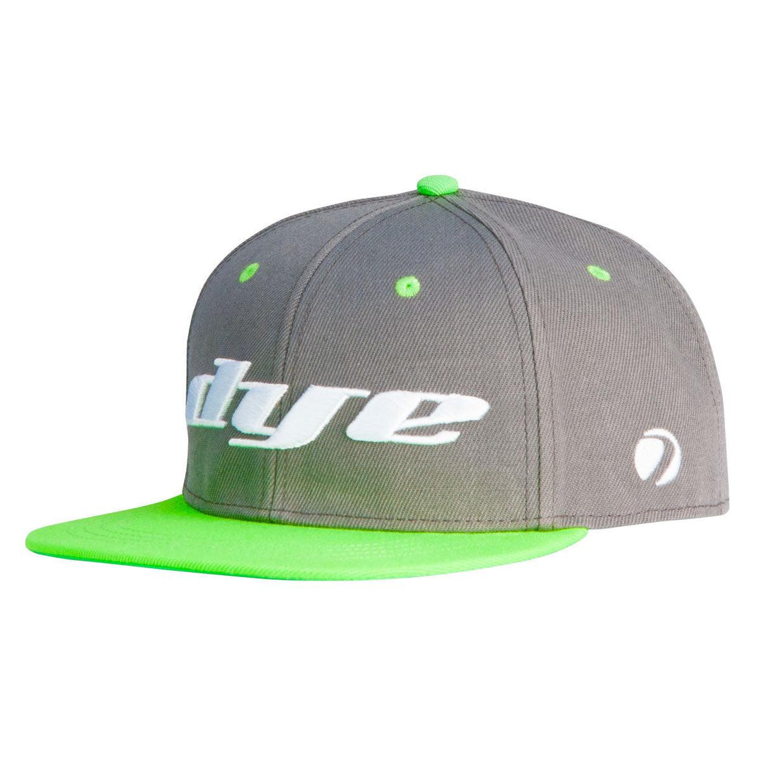 DYE Grey/Lime Snap Cap – Dye Large Logo