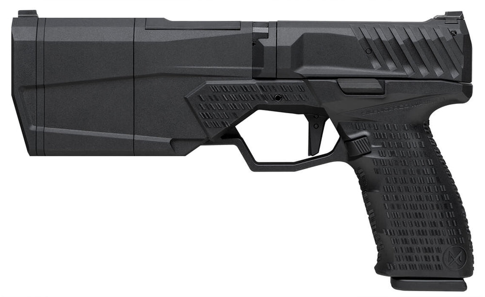 Krytacs SILENCERCO MAXIM 9 Airsoft Pistol is a faithful replica of its real steel counterpart and is fully licensed SILENCERCO furnishings and trademarks.