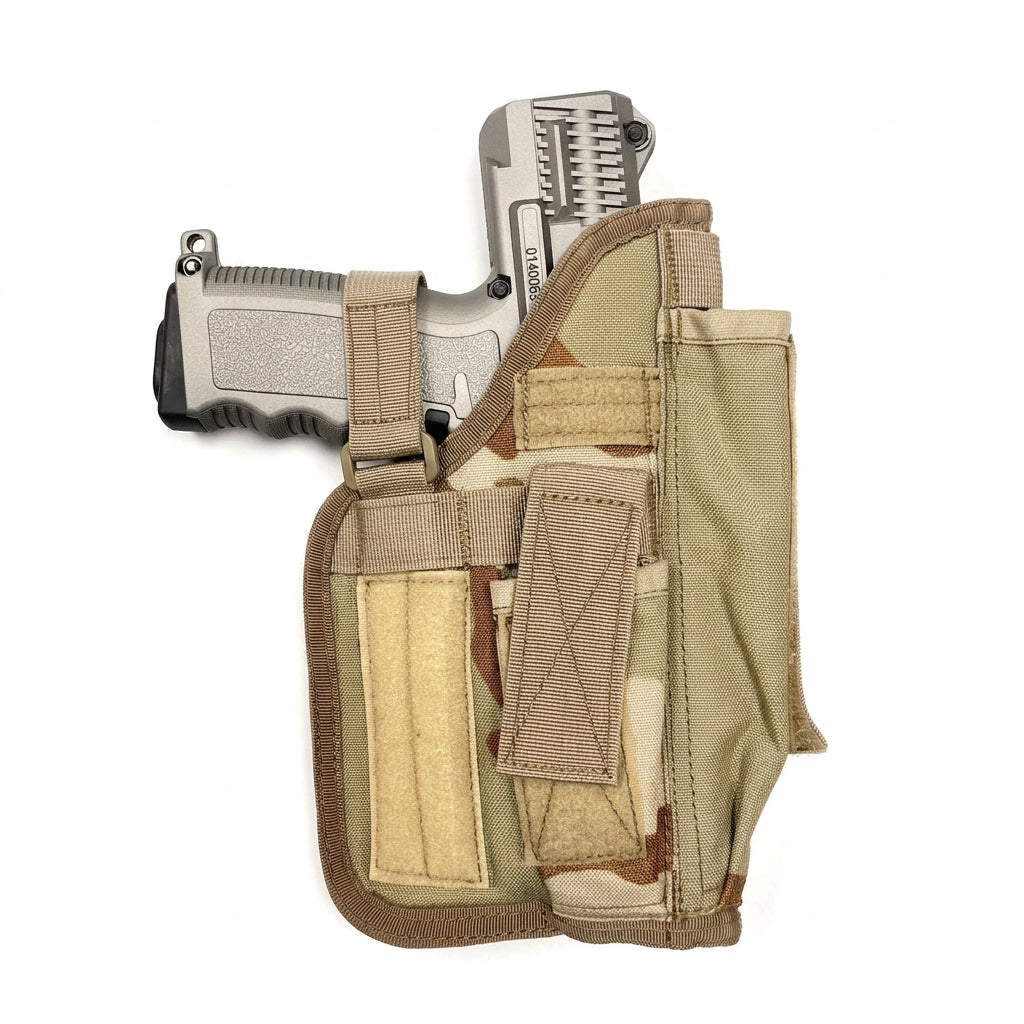 Molle Tactical Right Hand Draw Large Pistol Holster - Fits Tippmann TiPX