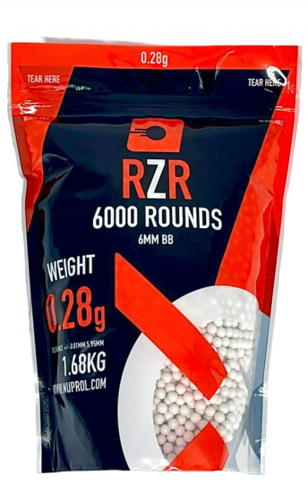 Nuprol RZR 0.28g 6mm BB 6000 Rounds
