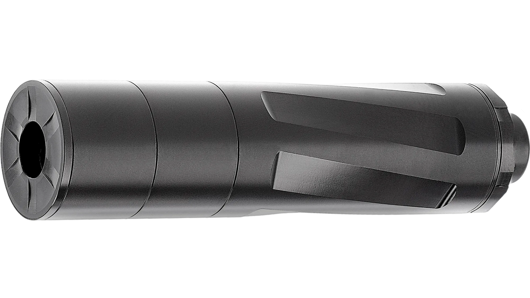 Black cylindrical object on a white background