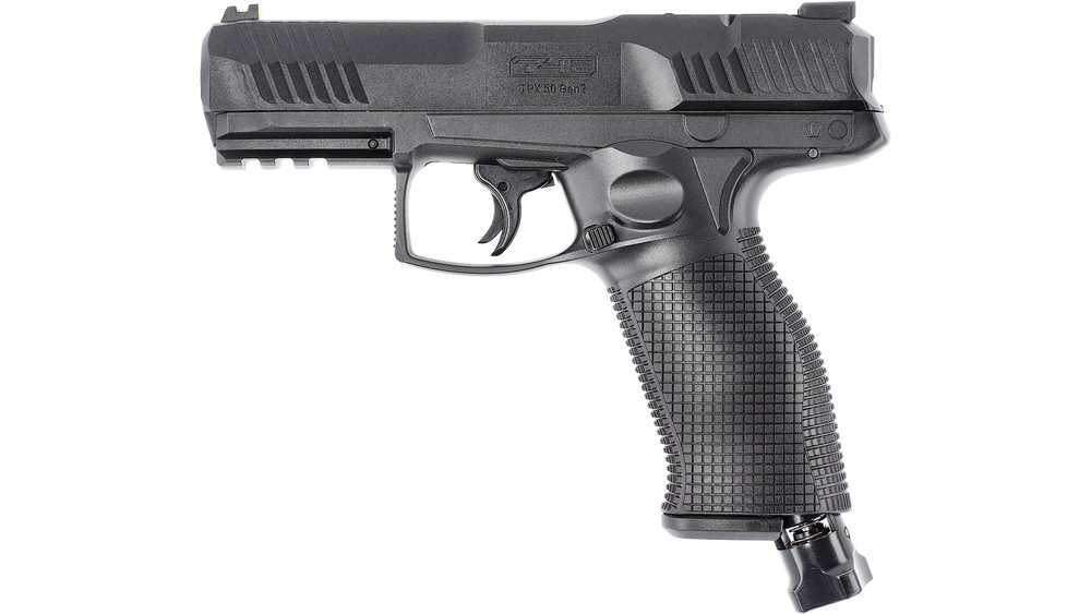 T4E TPX .50 paintball pistol left side view