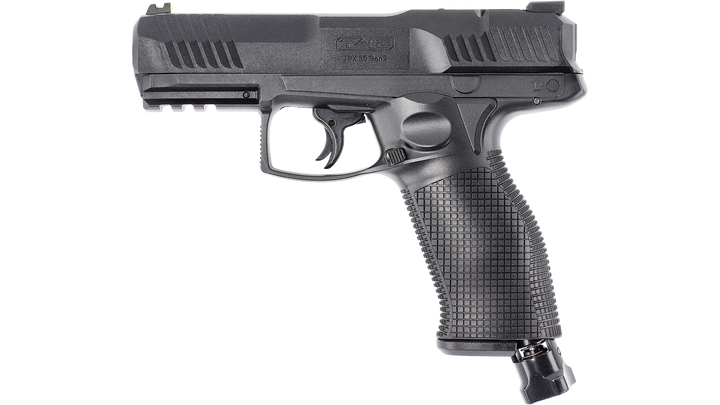 T4E TPX .50 paintball pistol left side view