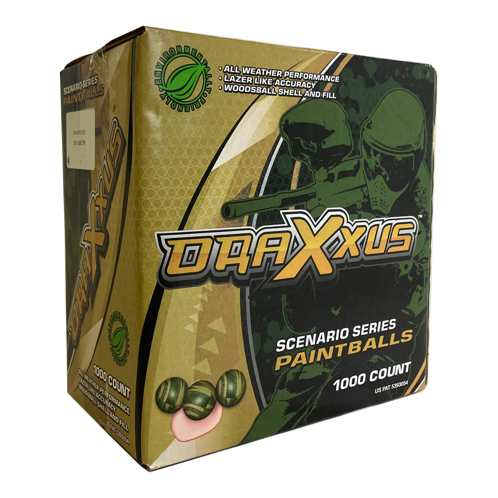 Draxxus Scenario Series Paintballs – .68 Cal (1,000 Count)