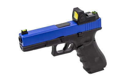 Two Tone Blue Raven EU7 Airsoft Pistol with RDS