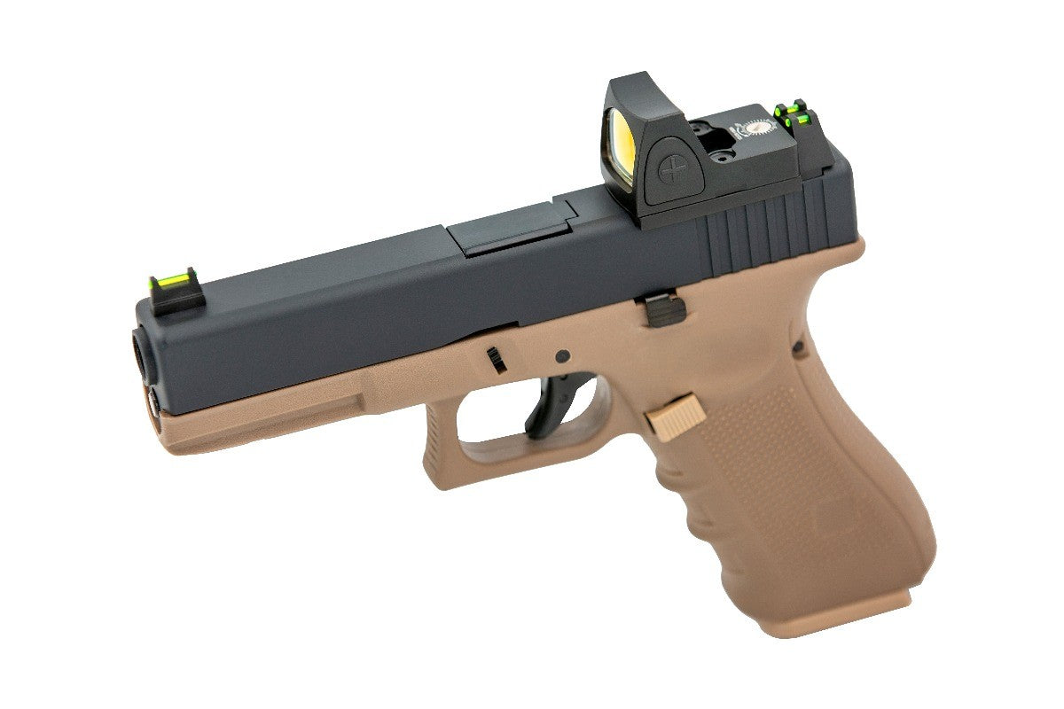 Tan Raven EU7 Airsoft Pistol with RDS