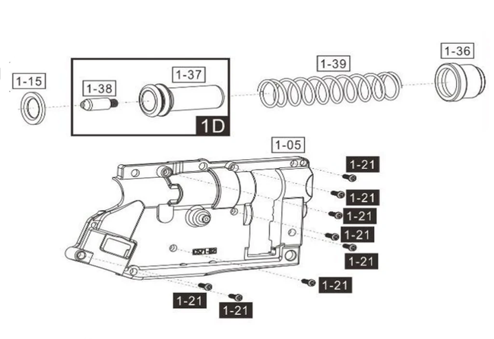 Umarex T4E HDR 50 TR50 1-15 Valve Seal