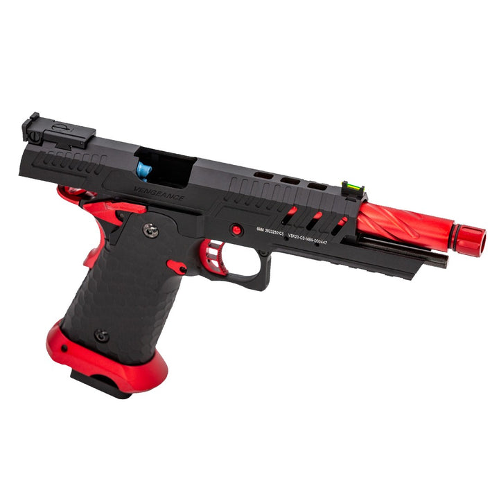 Vorsk Hi-Capa CS Vengence 5.1 Airsoft Pistol (Red Black)