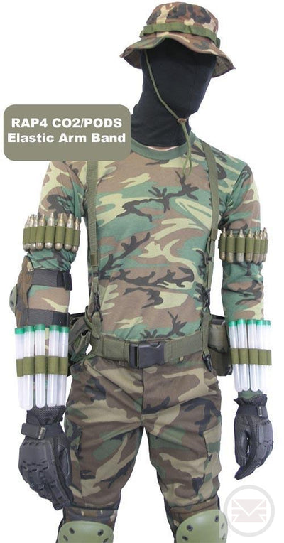12g CO2 / Shotgun Shell Carrying Elastic Arm Band-Modern Combat Sports