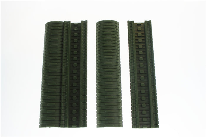 Rail Cover Modular DAM 4pk Olive