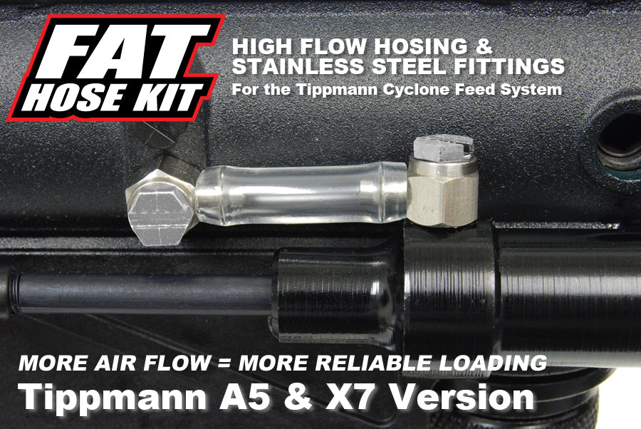 TechT Fat Hose Kit for Tippmann Phenom (Clear Hose)