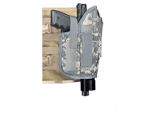 Molle Tactical Right Hand Draw Large Pistol Holster - Fits Tippmann TiPX
