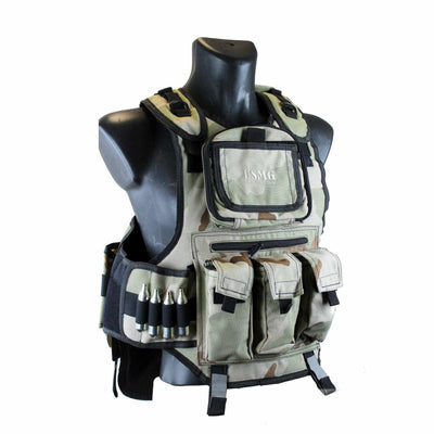 Counterstrike Padded Camo Paintball Vest - Chest Protector