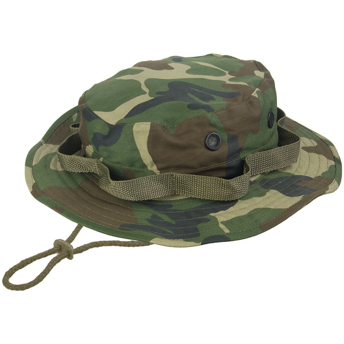 Military Boonie Hat (Woodland) (Large Size)