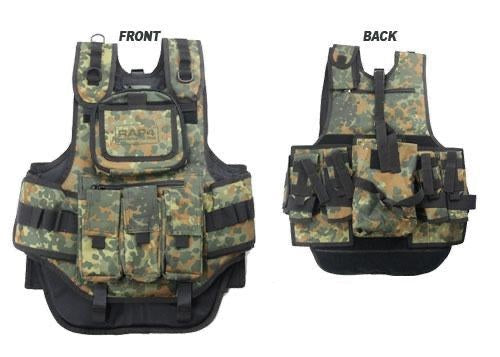 Counterstrike Padded Camo Paintball Vest - Chest Protector-Modern Combat Sports