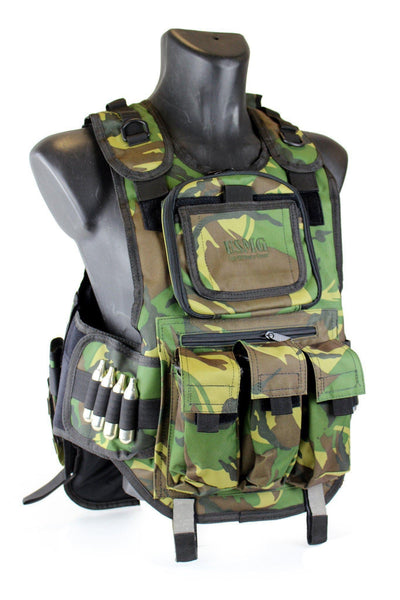 Counterstrike Padded Camo Paintball Vest - Chest Protector-Modern Combat Sports