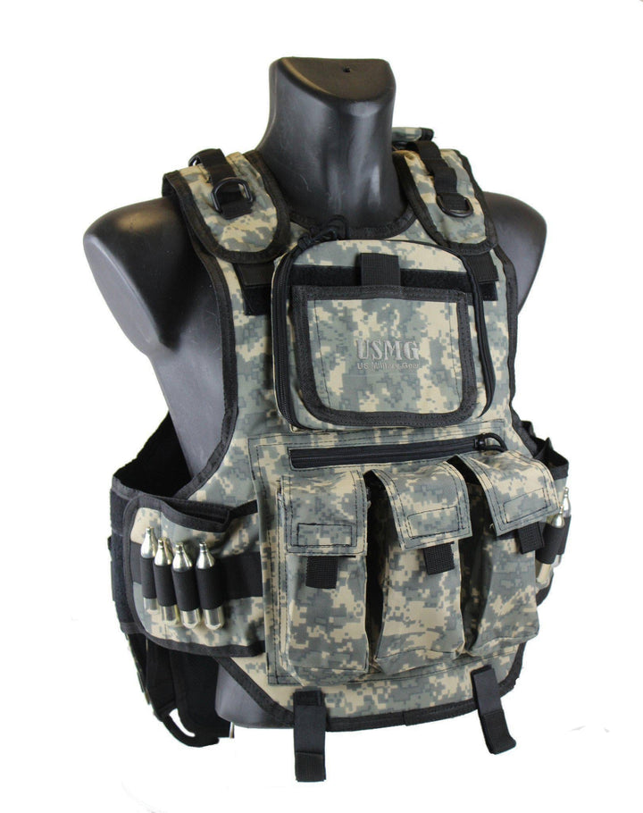 Counterstrike Padded Camo Paintball Vest - Chest Protector-Modern Combat Sports