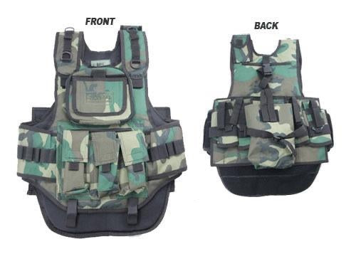 Counterstrike Padded Camo Paintball Vest - Chest Protector-Modern Combat Sports