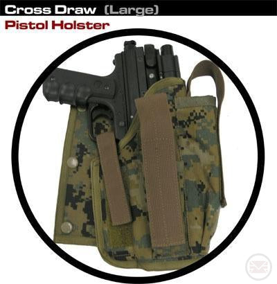 Cross Draw Pistol Holster (Right Hand - Big)-Modern Combat Sports