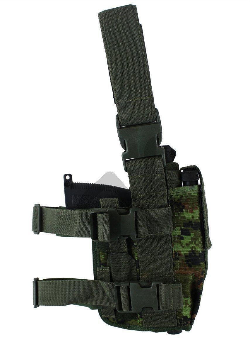 Drop Leg Left Handed Large Pistol Holster - Fits Tippmann TiPX – Modern  Combat Sports
